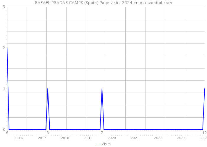 RAFAEL PRADAS CAMPS (Spain) Page visits 2024 