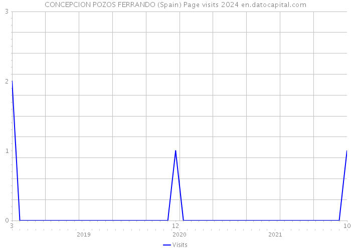 CONCEPCION POZOS FERRANDO (Spain) Page visits 2024 