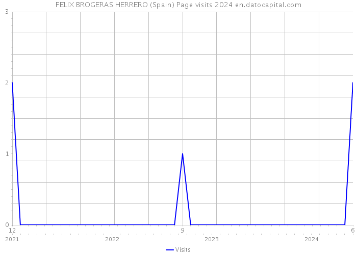 FELIX BROGERAS HERRERO (Spain) Page visits 2024 