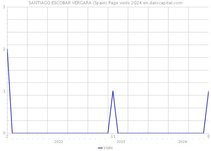 SANTIAGO ESCOBAR VERGARA (Spain) Page visits 2024 