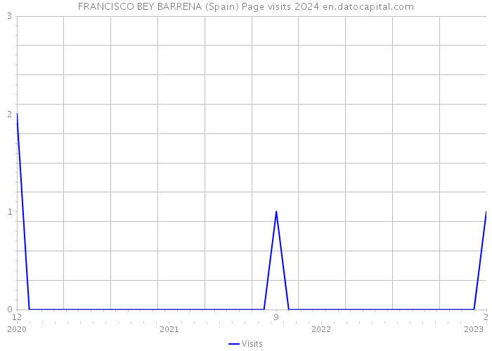 FRANCISCO BEY BARRENA (Spain) Page visits 2024 