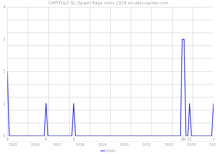 CAPITULO SL (Spain) Page visits 2024 