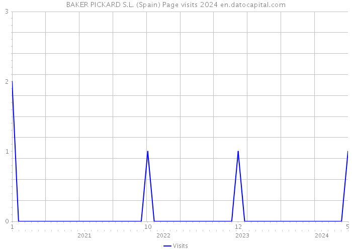 BAKER PICKARD S.L. (Spain) Page visits 2024 