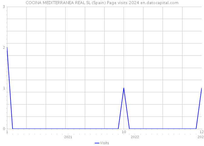 COCINA MEDITERRANEA REAL SL (Spain) Page visits 2024 
