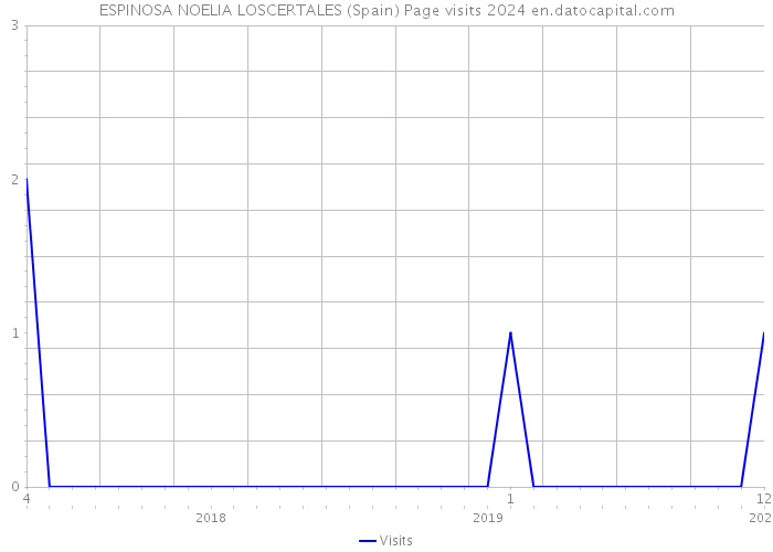 ESPINOSA NOELIA LOSCERTALES (Spain) Page visits 2024 