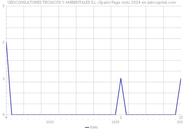 GEOCONSULTORES TECNICOS Y AMBIENTALES S.L. (Spain) Page visits 2024 