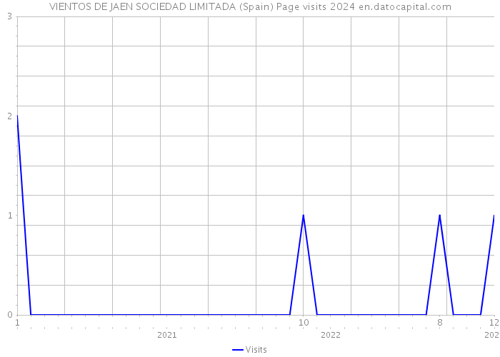 VIENTOS DE JAEN SOCIEDAD LIMITADA (Spain) Page visits 2024 