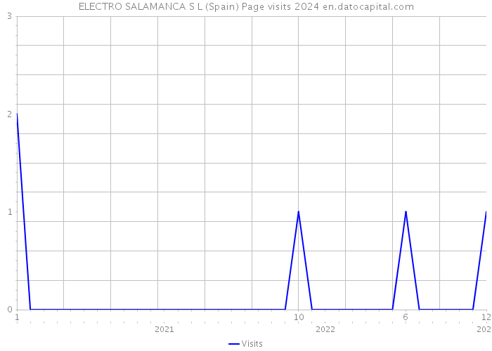 ELECTRO SALAMANCA S L (Spain) Page visits 2024 