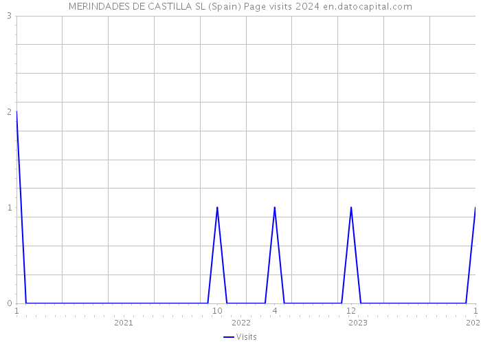 MERINDADES DE CASTILLA SL (Spain) Page visits 2024 