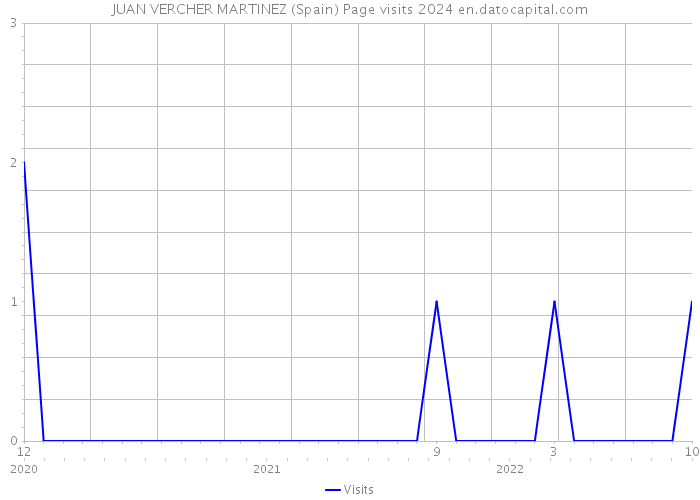 JUAN VERCHER MARTINEZ (Spain) Page visits 2024 