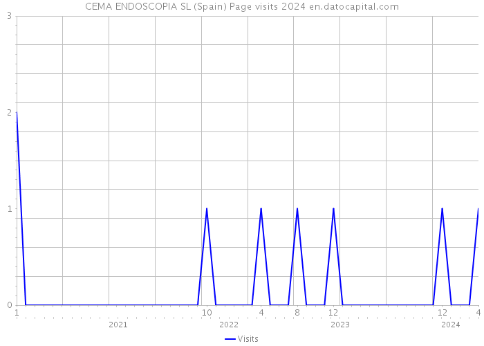CEMA ENDOSCOPIA SL (Spain) Page visits 2024 