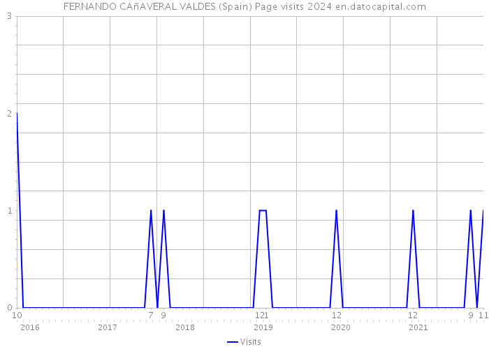 FERNANDO CAñAVERAL VALDES (Spain) Page visits 2024 