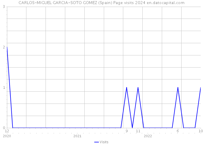 CARLOS-MIGUEL GARCIA-SOTO GOMEZ (Spain) Page visits 2024 