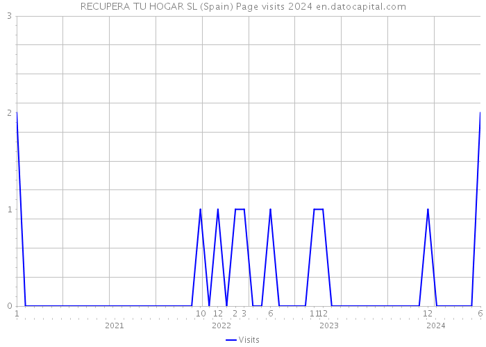 RECUPERA TU HOGAR SL (Spain) Page visits 2024 