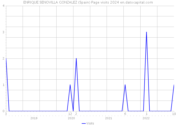 ENRIQUE SENOVILLA GONZALEZ (Spain) Page visits 2024 