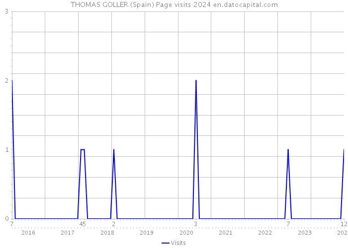 THOMAS GOLLER (Spain) Page visits 2024 