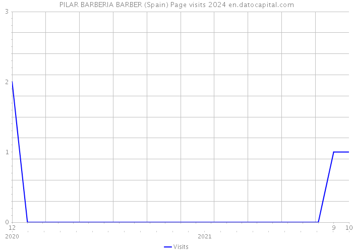 PILAR BARBERIA BARBER (Spain) Page visits 2024 
