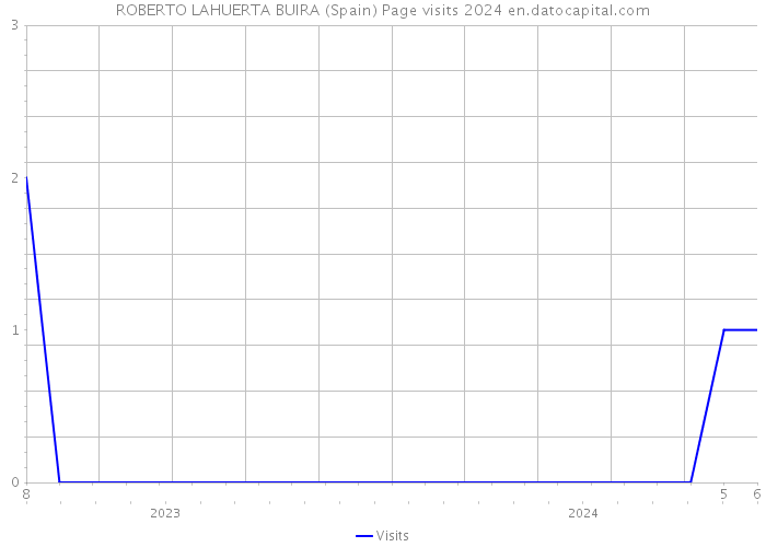 ROBERTO LAHUERTA BUIRA (Spain) Page visits 2024 