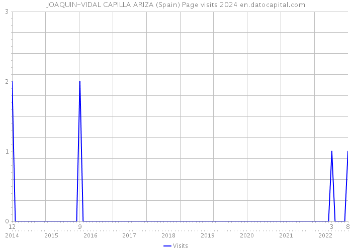 JOAQUIN-VIDAL CAPILLA ARIZA (Spain) Page visits 2024 
