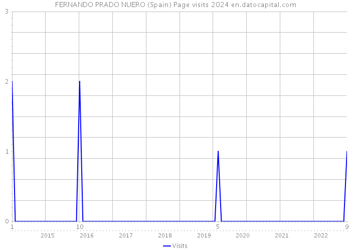 FERNANDO PRADO NUERO (Spain) Page visits 2024 