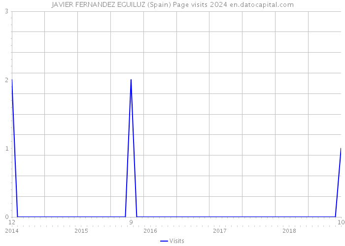 JAVIER FERNANDEZ EGUILUZ (Spain) Page visits 2024 