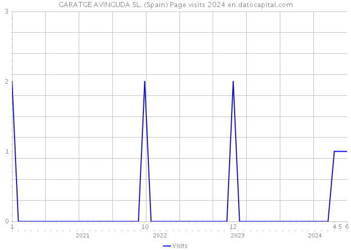 GARATGE AVINGUDA SL. (Spain) Page visits 2024 