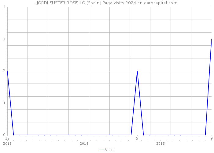 JORDI FUSTER ROSELLO (Spain) Page visits 2024 