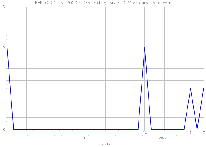 REPRO DIGITAL 2000 SL (Spain) Page visits 2024 