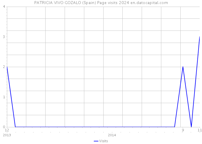 PATRICIA VIVO GOZALO (Spain) Page visits 2024 