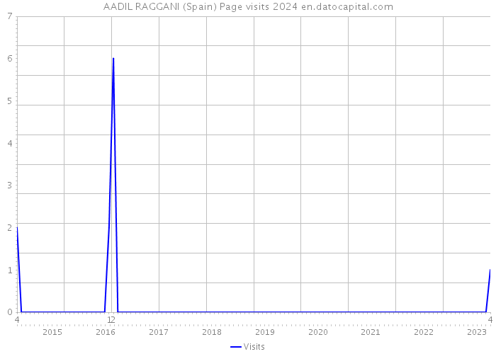 AADIL RAGGANI (Spain) Page visits 2024 