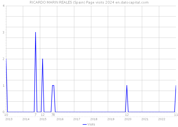RICARDO MARIN REALES (Spain) Page visits 2024 