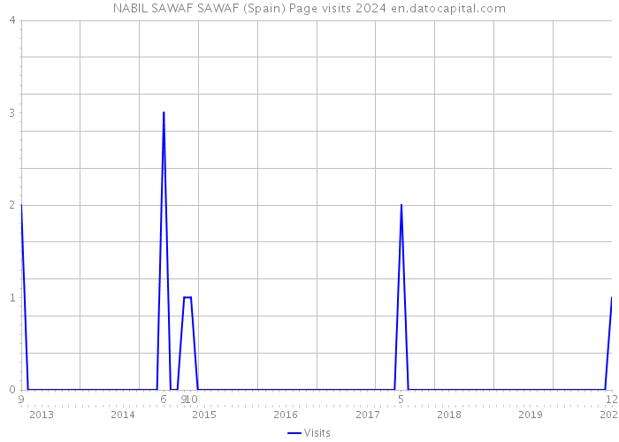 NABIL SAWAF SAWAF (Spain) Page visits 2024 