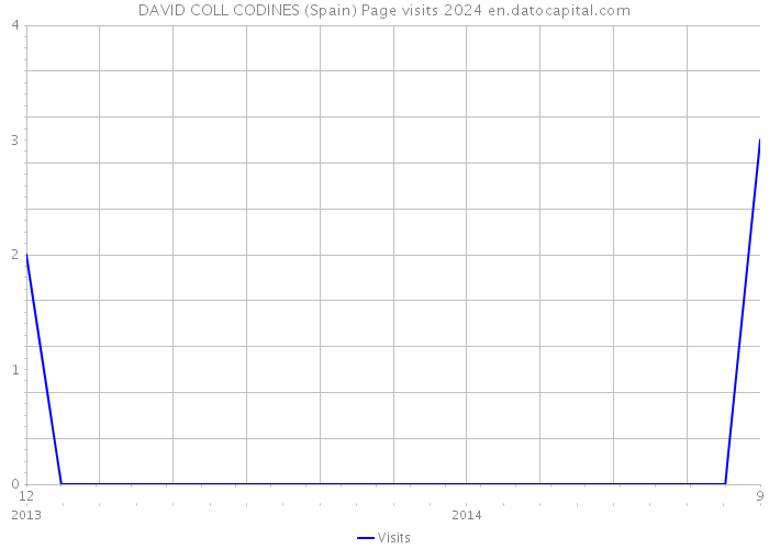 DAVID COLL CODINES (Spain) Page visits 2024 