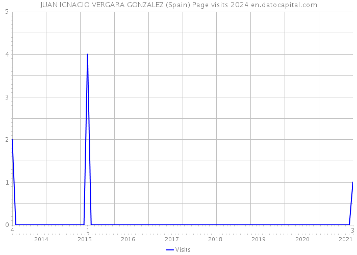 JUAN IGNACIO VERGARA GONZALEZ (Spain) Page visits 2024 
