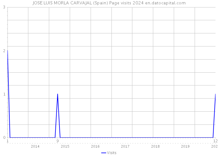 JOSE LUIS MORLA CARVAJAL (Spain) Page visits 2024 