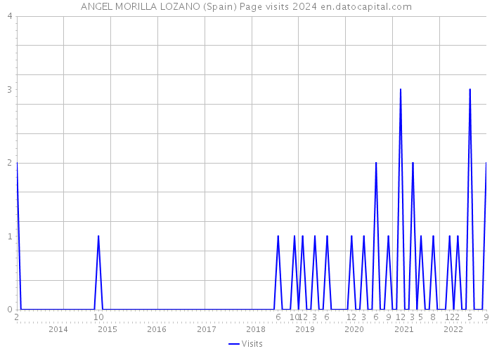 ANGEL MORILLA LOZANO (Spain) Page visits 2024 