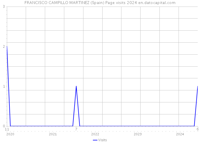 FRANCISCO CAMPILLO MARTINEZ (Spain) Page visits 2024 