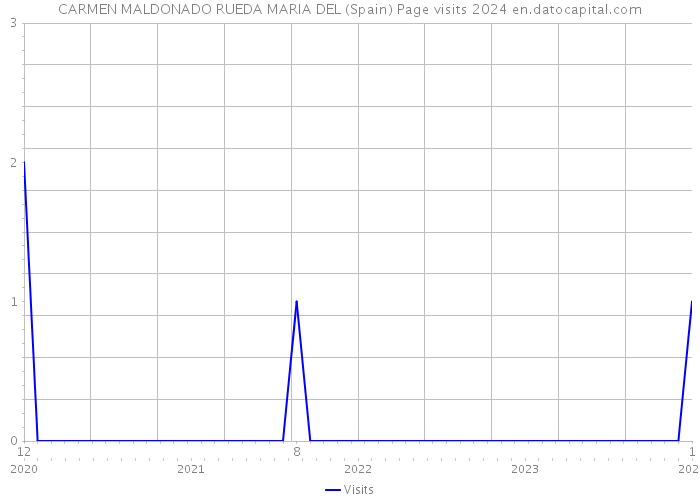 CARMEN MALDONADO RUEDA MARIA DEL (Spain) Page visits 2024 