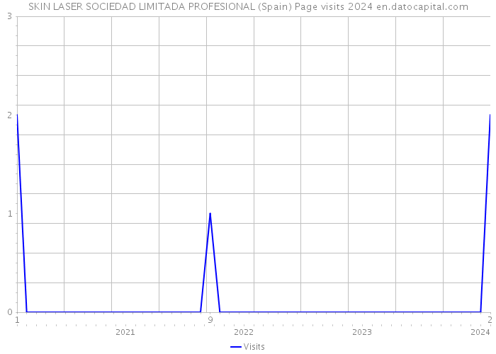 SKIN LASER SOCIEDAD LIMITADA PROFESIONAL (Spain) Page visits 2024 