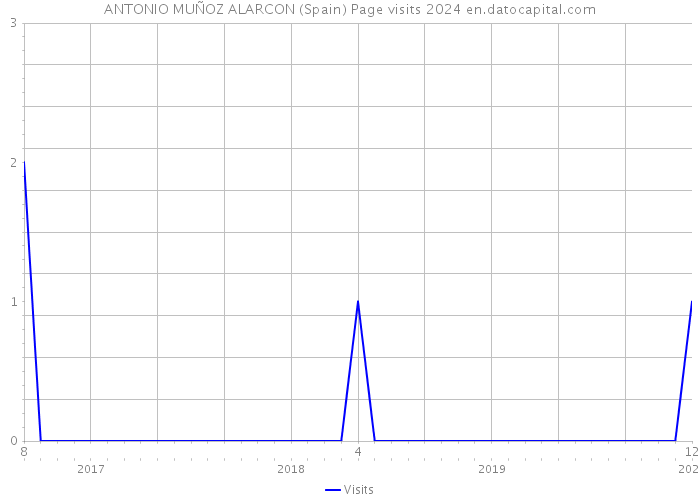 ANTONIO MUÑOZ ALARCON (Spain) Page visits 2024 