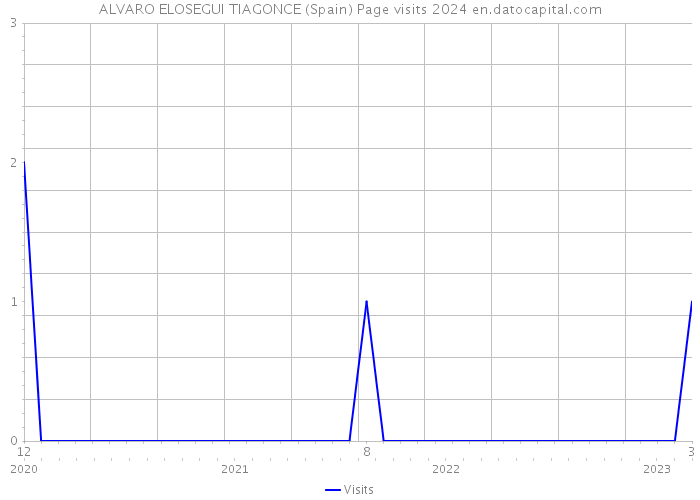 ALVARO ELOSEGUI TIAGONCE (Spain) Page visits 2024 