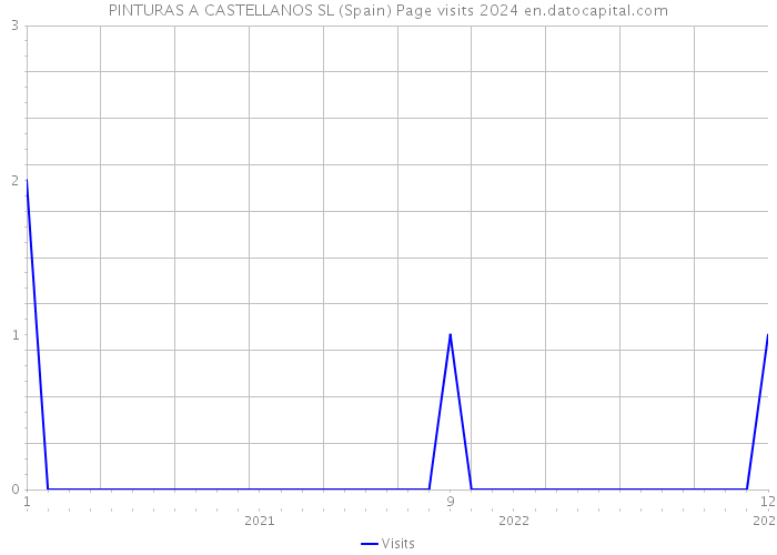 PINTURAS A CASTELLANOS SL (Spain) Page visits 2024 