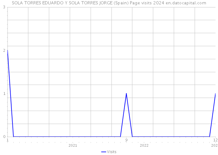 SOLA TORRES EDUARDO Y SOLA TORRES JORGE (Spain) Page visits 2024 