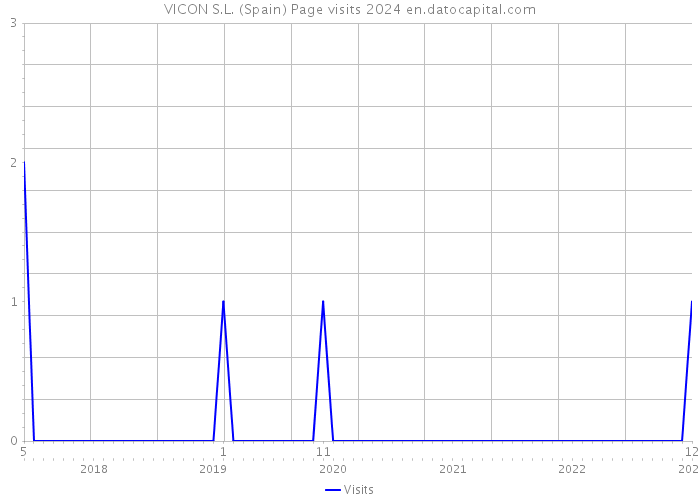 VICON S.L. (Spain) Page visits 2024 
