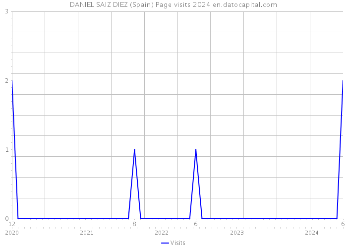 DANIEL SAIZ DIEZ (Spain) Page visits 2024 