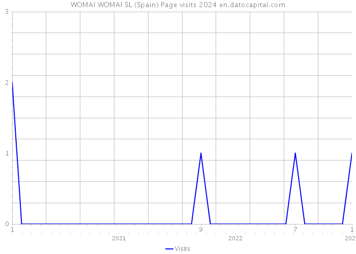 WOMAI WOMAI SL (Spain) Page visits 2024 