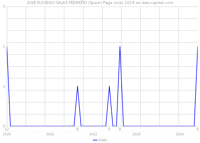 JOSE EUGENIO NAJAS PEDREÑO (Spain) Page visits 2024 