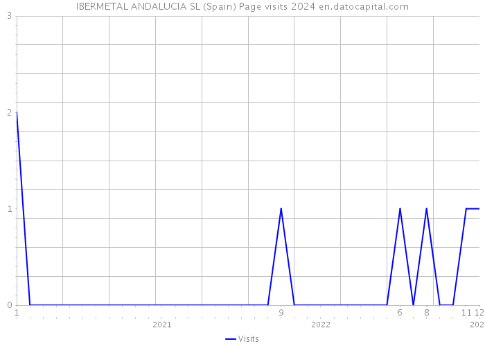 IBERMETAL ANDALUCIA SL (Spain) Page visits 2024 