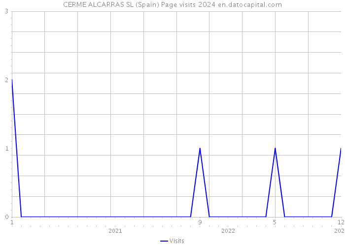 CERME ALCARRAS SL (Spain) Page visits 2024 