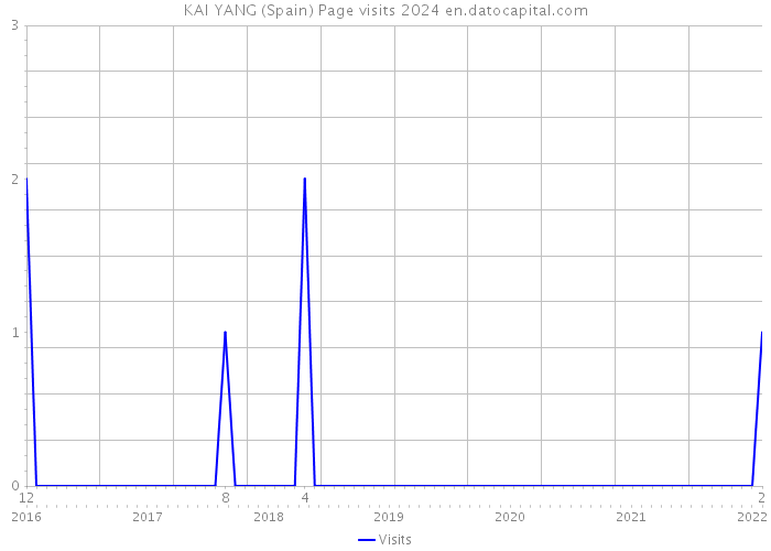 KAI YANG (Spain) Page visits 2024 